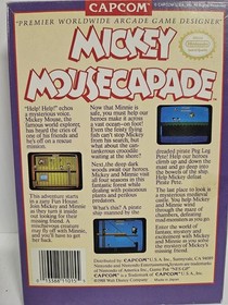 Nintendo NES Game Mickey Mousecapade CIB Complete In Box 
