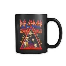 Def Leppard 1987 1988 Hysteria World Tour Coffee Mug