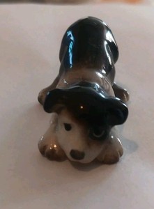 Retired Hagen Renaker Border Collie Dog Puppy