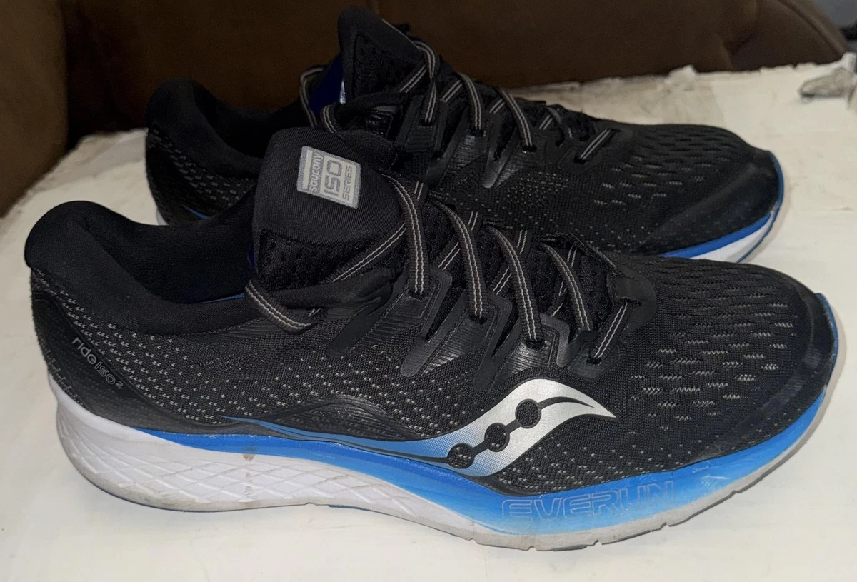 Saucony Men’s RIDE ISO 2 blue black running shoes Road Trail Run: Saucony Ride ISO 2 Review: Masterfully  main image 4