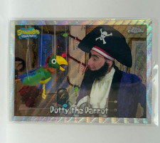 2025 Topps Chrome SpongeBob Potty the Parrot Wave Refractor #/175 #5