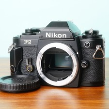 Nikon FG Black 35mm Film Camera Tested Used From Japan