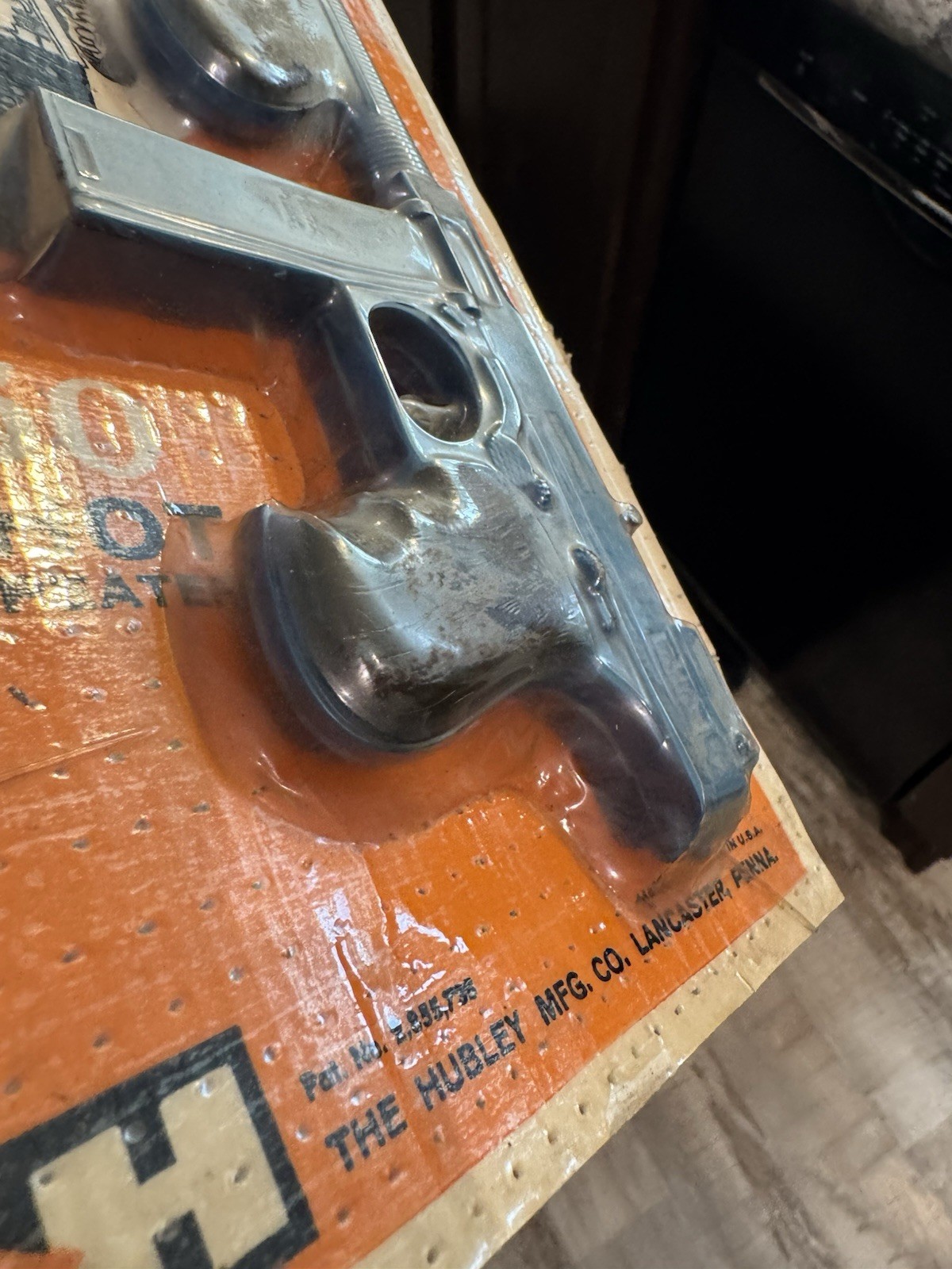 Hubley Li’l Law Enforcer Tiny Tommy 2441 Tommy Gun – Sealed 1950s