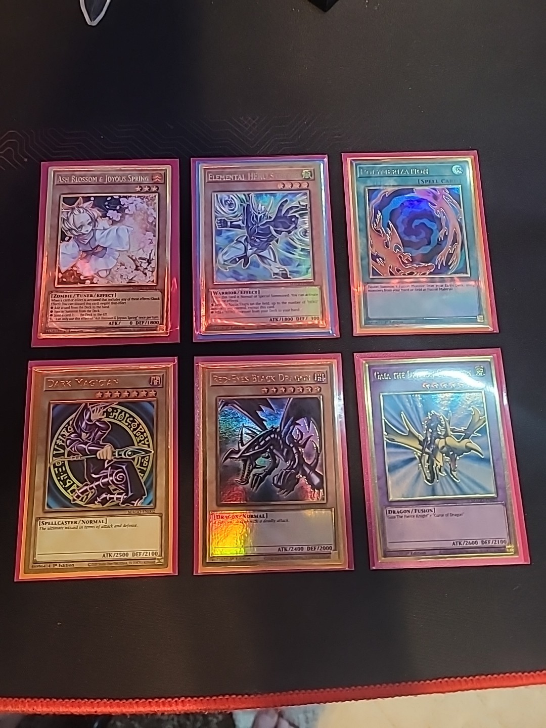 Yugioh Maximum Gold 1st Edition Lot with Dark Magician Red Eyes & More