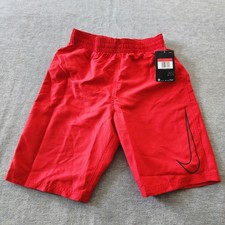Nike Boys Red Swim Shorts Size Large 12  13 Yrs NWT