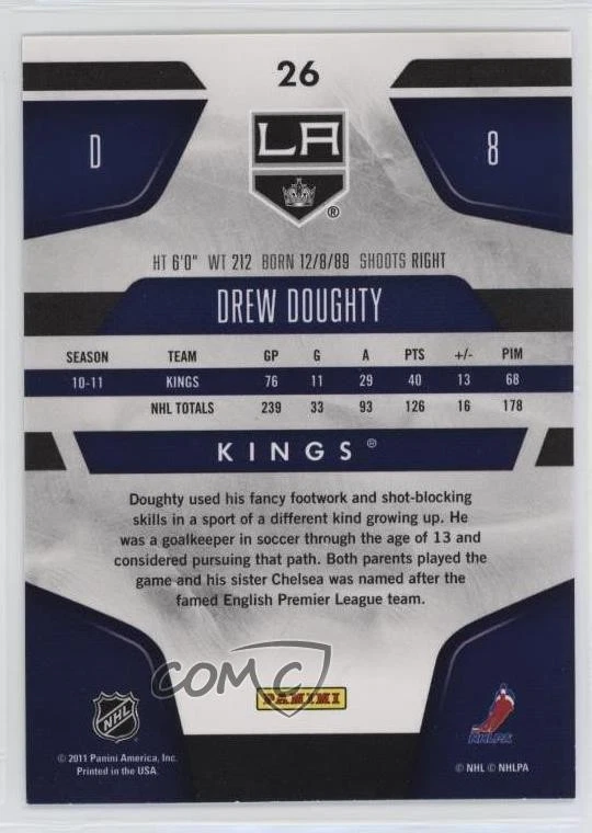 2011-12 Certified Drew Doughty #26 - Image 2 of 2