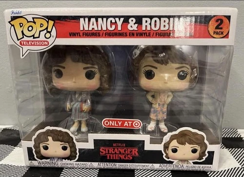Stranger Things~Nancy & Robin~ Funko Pop Television~2 Pack ~Target Exclusive~NIB