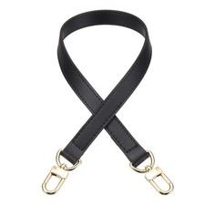 Genuine Leather Purse Strap, 23.6x0.71 Inch Shoulder Bag Strap, Black