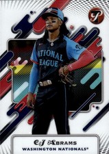 2025 Topps Pristine CJ Abrams #259 Washington Nationals 4J
