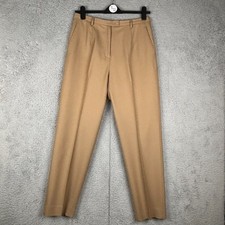 Vintage Pendleton Women  s 100 Virgin Wool Pants Made in USA Size 12 Tan Lined