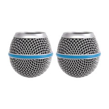 2PCS Microphone Grill Mic Grille Replacement Mic Head Mesh for Beta58A 5445