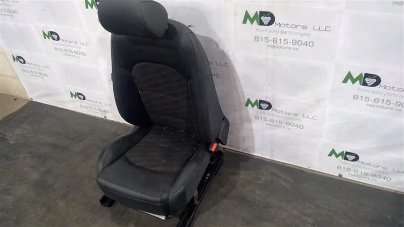 Hyundai Sonata 2018-2019 asiento delantero pasajero sin alimentación, tela, negro Foto 4 de 4