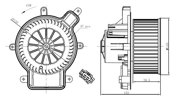 Fits NRF 34270 INTERIOR BLOWER ⭐UK Stock⭐ - Image 32