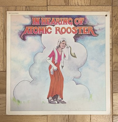 RARE PROMO White Label US 1971 ATOMIC ROOSTER In Hearing Of LP VINYL Gatefold