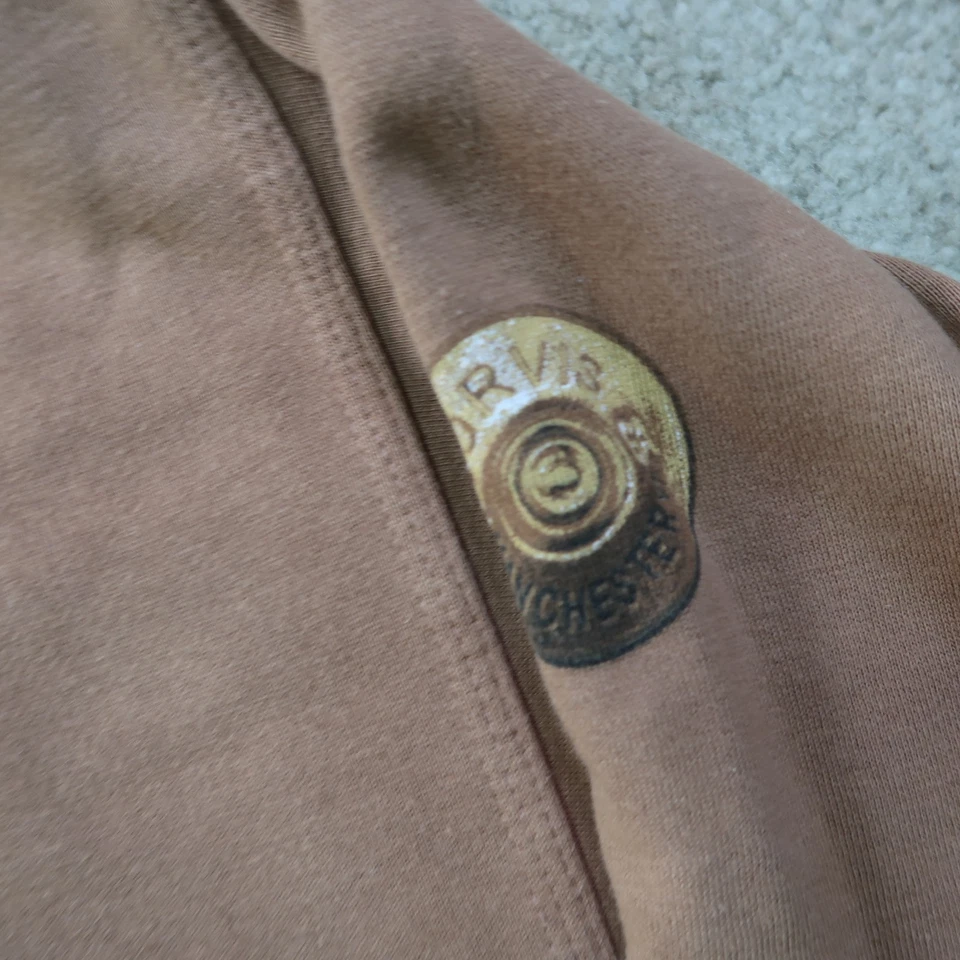 Suéter Orvis Cuello Redondo Para Hombre 2XL Marrón Pullover Aire Libre Senderismo Foto 4 de 4