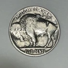 Buffalo Nickle Error Coin Blank Planchet Obverse Side Rare
