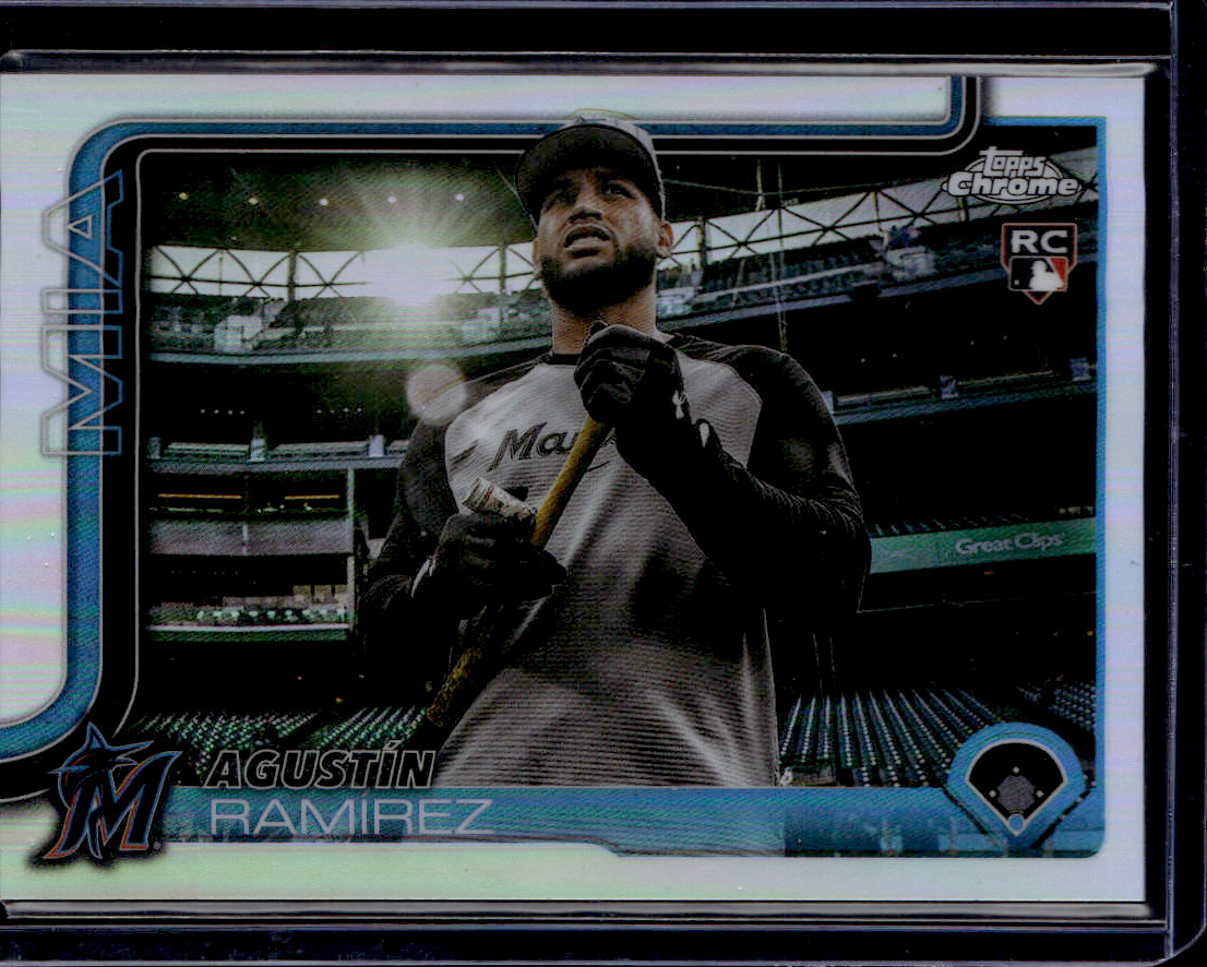 AGUSTIN RAMIREZ 2025 Topps Chrome Update #USC200 Refractor Image Variation SP RC