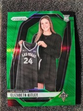 2024 Panini Prizm WNBA ELIZABETH KITLEY Rookie GREEN PRIZM Aces 140 Variation