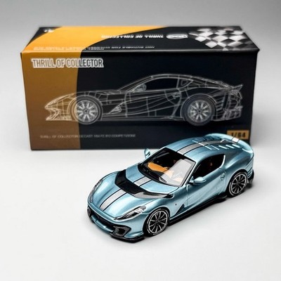 TOC 1/64 Scale Ferrari 812 Competizione Blue2 Diecast Car Model