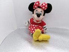 Vintage Disney Store Minnie Mouse Beanbag Plush 8-Inch