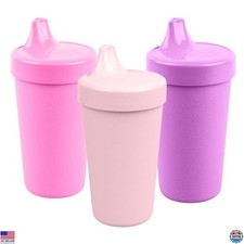 Re-Play Sippy Cups for Toddlers - 10 Oz. Reusable Spill Proof Cups for Kids,