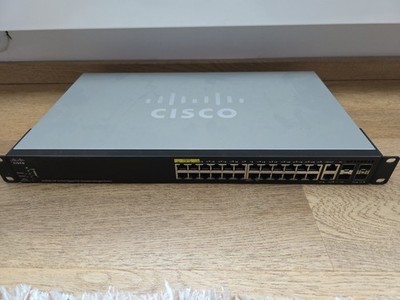 Cisco SG350X-24P 24-Port Rackmontage Gigabit Ethernet PoE Switch
