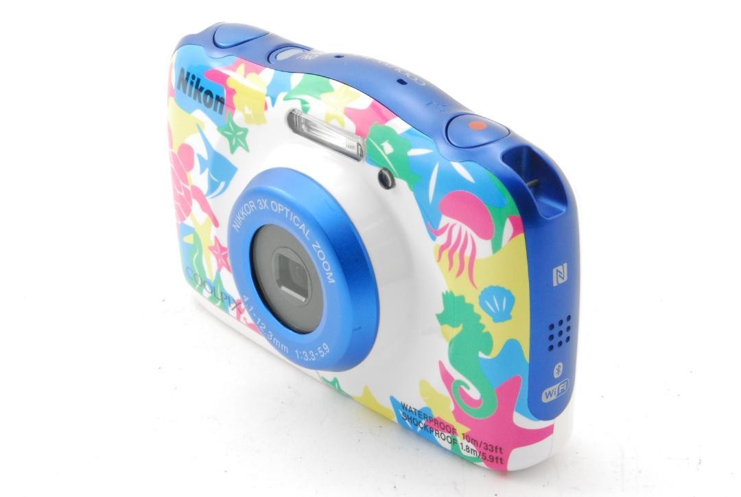 Nikon COOLPIX W100 マリン デジカメ 2383 Amazon | Nikon デジタルカメラ COOLPIX W100 防水 W100MR