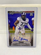 Leaf RC Rookie Lucas Niang BA-LN1 Autographed Card LOOSE JC