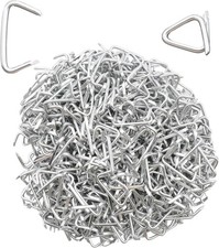 600 Pcs 12 Galvanized Hog Rings For Auto Upholstery Fencing Pet Cages Diy