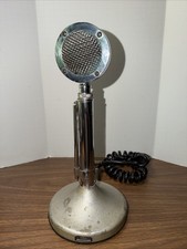 Astatic D-104 Microphone With T-UG8 Stand with 4 CB Radio Untested Vintage