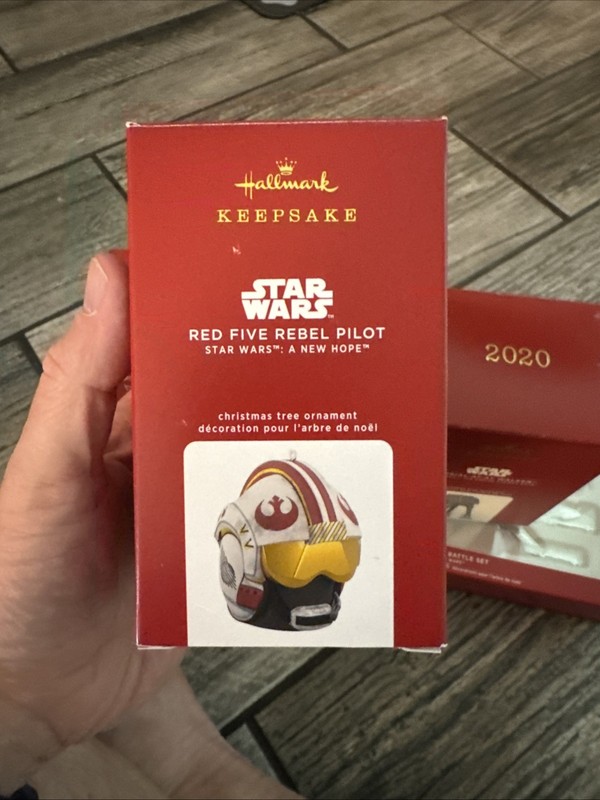 LUKE SKYWALKER 2020 Hallmark Ornament STAR WARS Red Five Rebel Pilot Fighter BOX