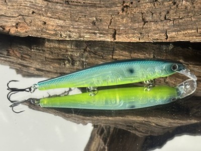 Custom Painted KO LC 97MR Slender Pointer Jerkbait