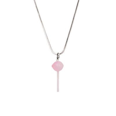 Sweet lollipop Transparent Candy Acrylic Pendant Necklace Funny Cute 3D Col - 01