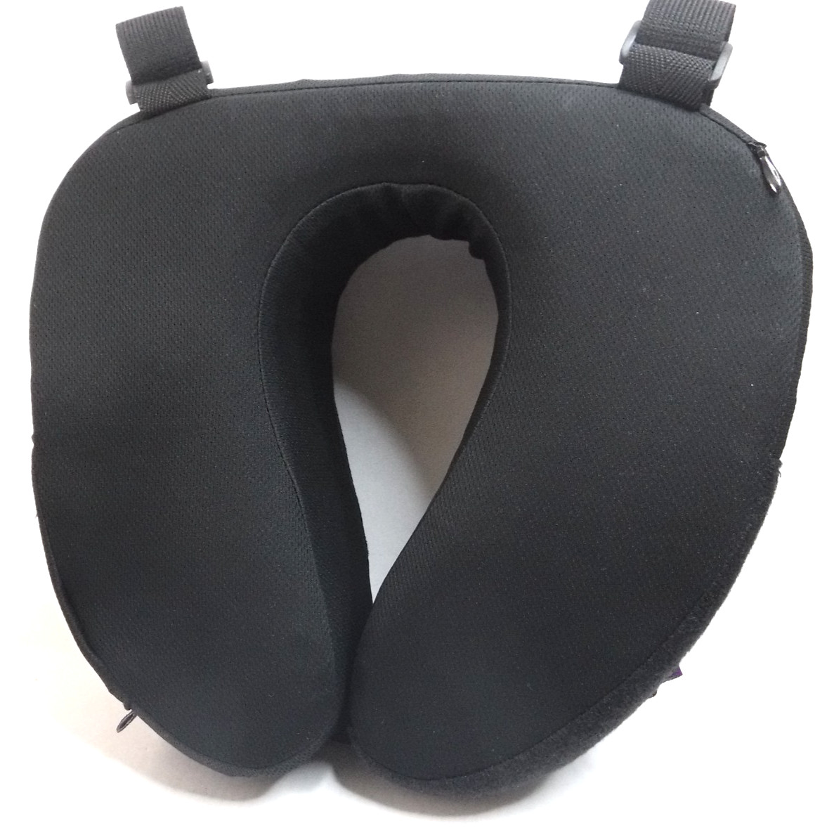 Cabeau Evolution TNE S3 Black & Beige Tan Travel Neck Memory Pillow Used No Case