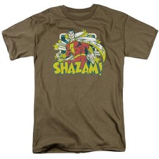 Image of Shazam Stars DC Comics Licensed Adult T-Shirt