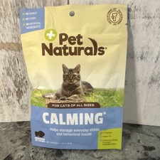 Pet Naturals Calming Chews for Cats Stress Relief Supplement