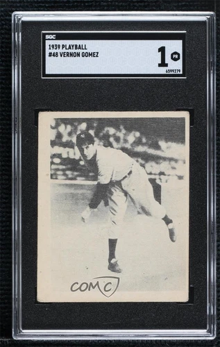 1939 Play Ball Lefty Gomez (Name in All Caps) #48 SGC 1 HOF