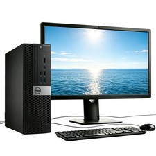 Dell OptiPlex 5040 SFF Intel i5-6500 32GB RAM 1TB SSD Win11P PC WIFI 24" Monitor