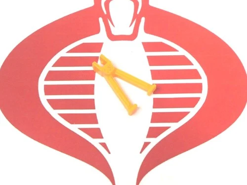 GI Joe Weapon Cobra Commander Launcher Bi Pod 1991 Original Figure Accessory