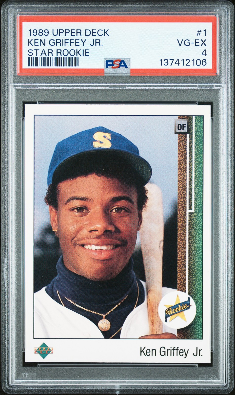 1989 Ud Star Rookie #1 Ken Griffey Jr. Rookie Rc