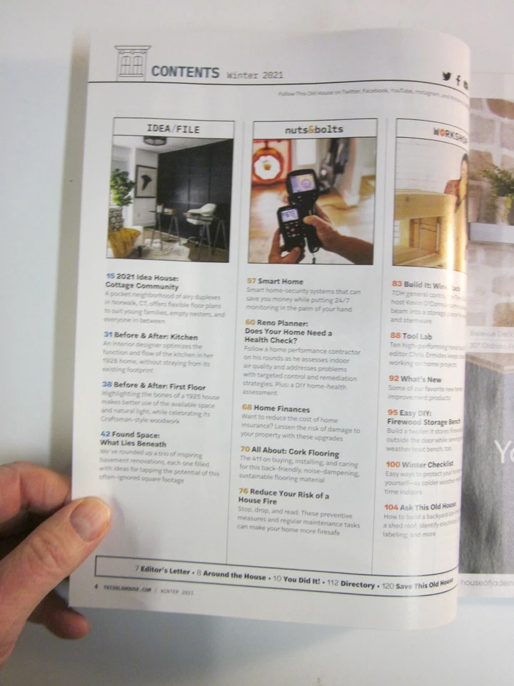 Magazine  This Old House  Winter 2021  Renovating a 1925 House Artfully - Image 3 of 4