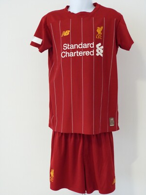 Liverpool 2019-2020 New Balance Standard Chartered Home Shirt