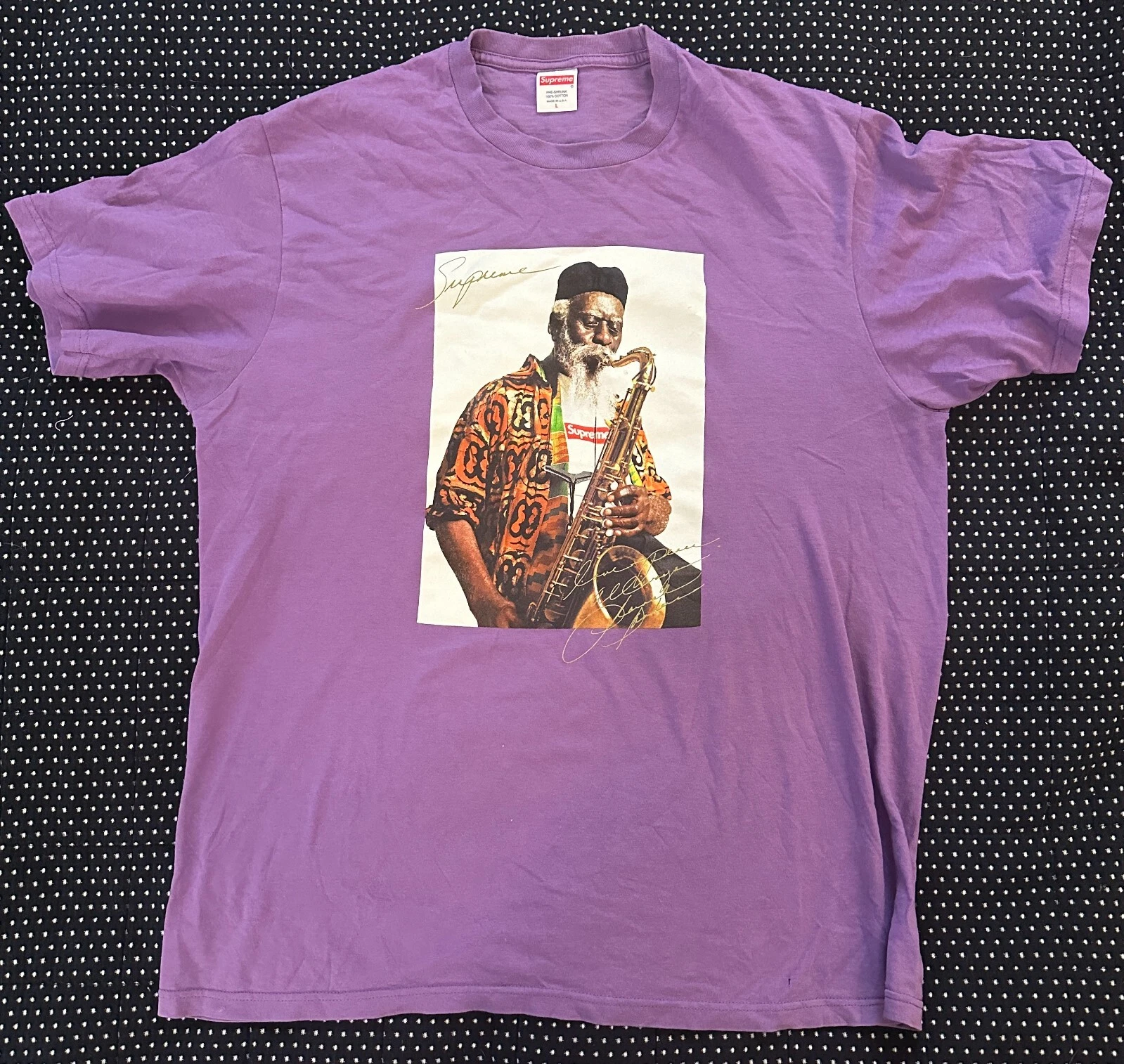 T shirt Supreme FW20 Pharoah Sanders violet grand