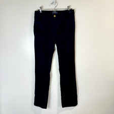 Chaps Ralph Lauren Corduroy Pants Size 4 / Small Navy Blue Bootcut Low Mid Rise