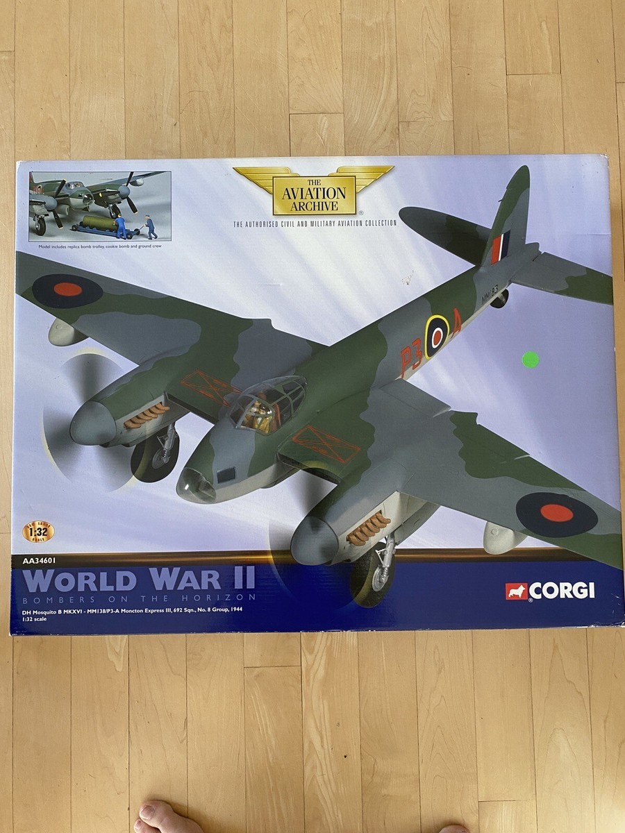 Corgi 1:32 Diecast WW2 DH Mosquito B MKXVI AA34601 Fighter Corgi 1:32 Diecast WW2 DH Mosquito B MKXVI AA34601 Fighter