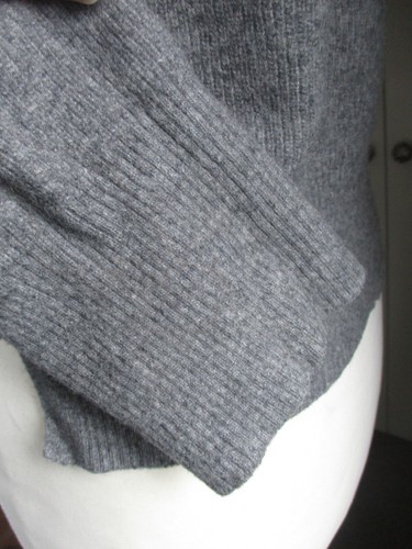 United Colors of Benetton-Grey Fine Ribbed Long Sleeve High Neck Jumper -Size XS - Foto 8 di 10