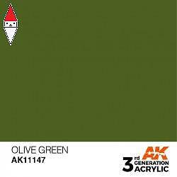 ACRILICO MODELLISMO AK INTERACTIVE OLIVE GREEN 17ML