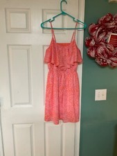 Women’s Lilly Pulitzer Target Orange & Pink Dress Size Small (CON82)