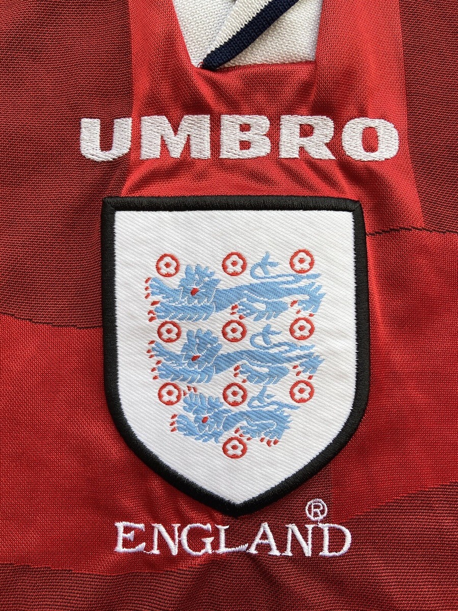 ENGLAND 1998 1999 AWAY FOOTBALL SHIRT SOCCER JERSEY LONG ENGLAND 1998 1999 AWAY FOOTBALL SHIRT SOCCER JERSEY LONG