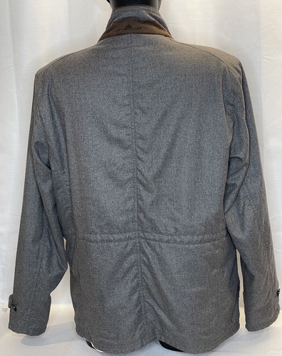 Peter Millar Prato Reversible Coat Jacket Men’s Size Large Brown /Grey - Picture 10 of 14